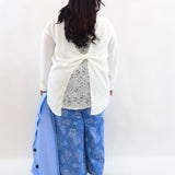 Jeans con fiori 0077