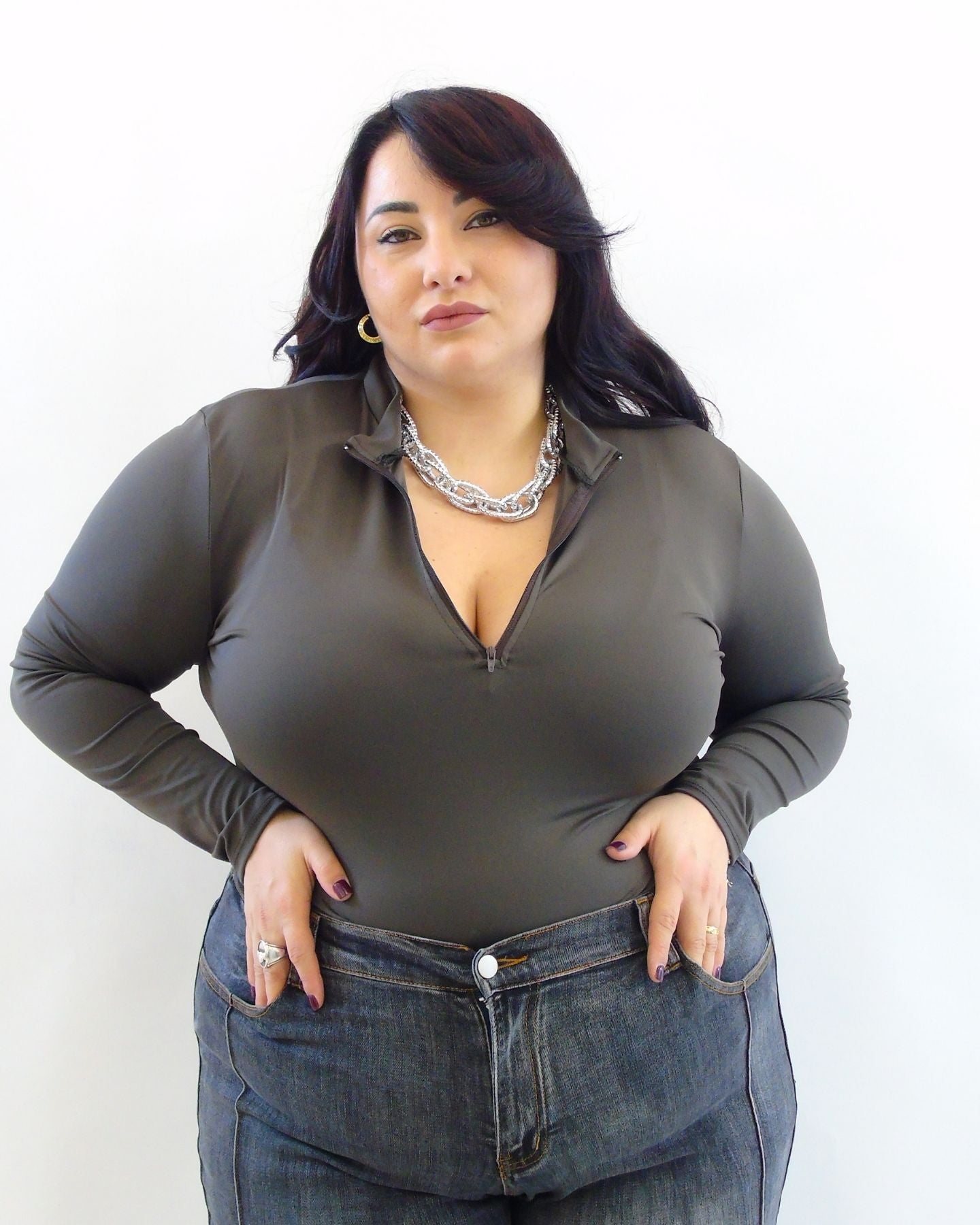 Body con zip 260142