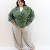 Pantalone ballon con bottone sul fondo 2118