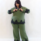 Coordinato con pizzo 78288
