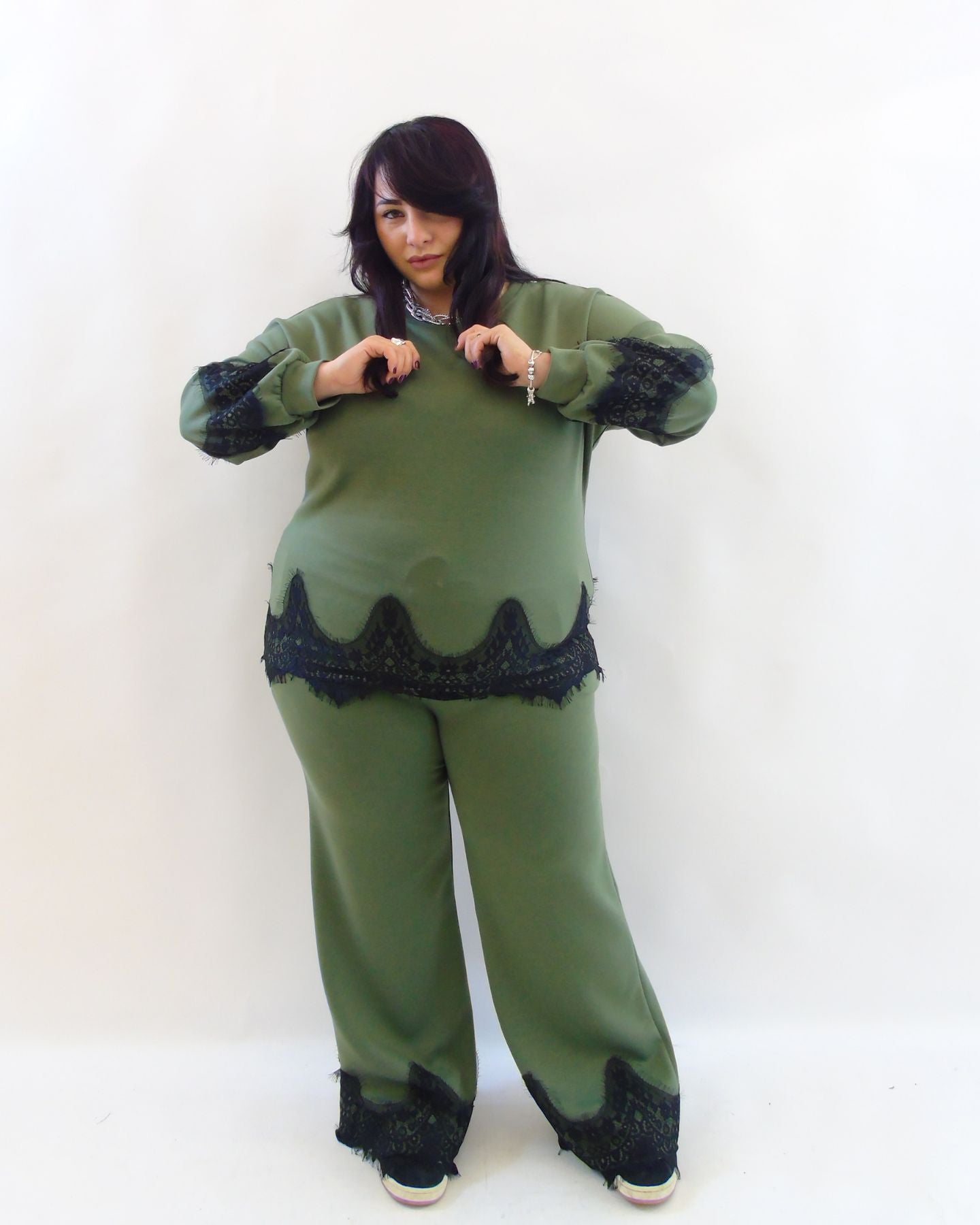 Coordinato con pizzo 78288