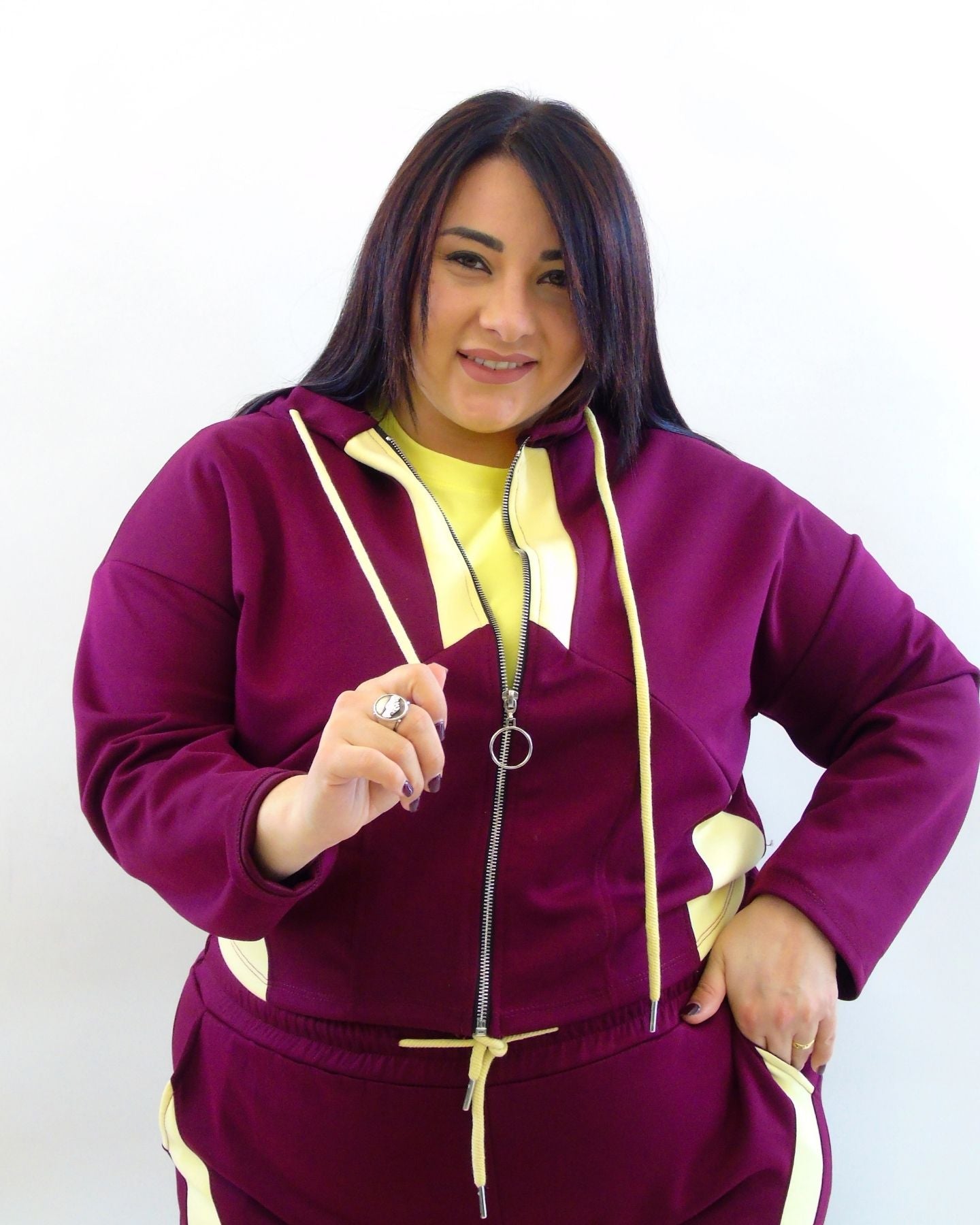 Coordinato con doppio colore 1664