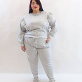 Pantalone con borchie 15767