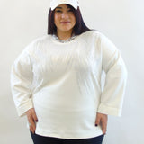 Felpa con brillantini 21846