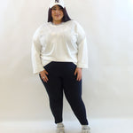 Felpa con brillantini 21846