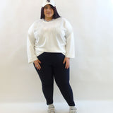 Felpa con brillantini 21846