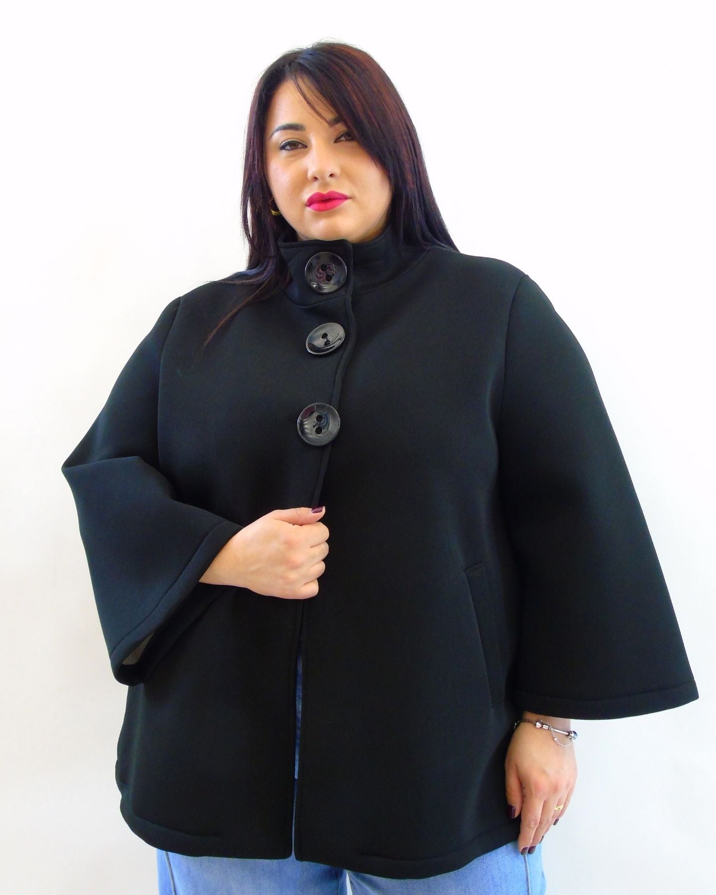 Cappotto primaverile in tessuto 31829