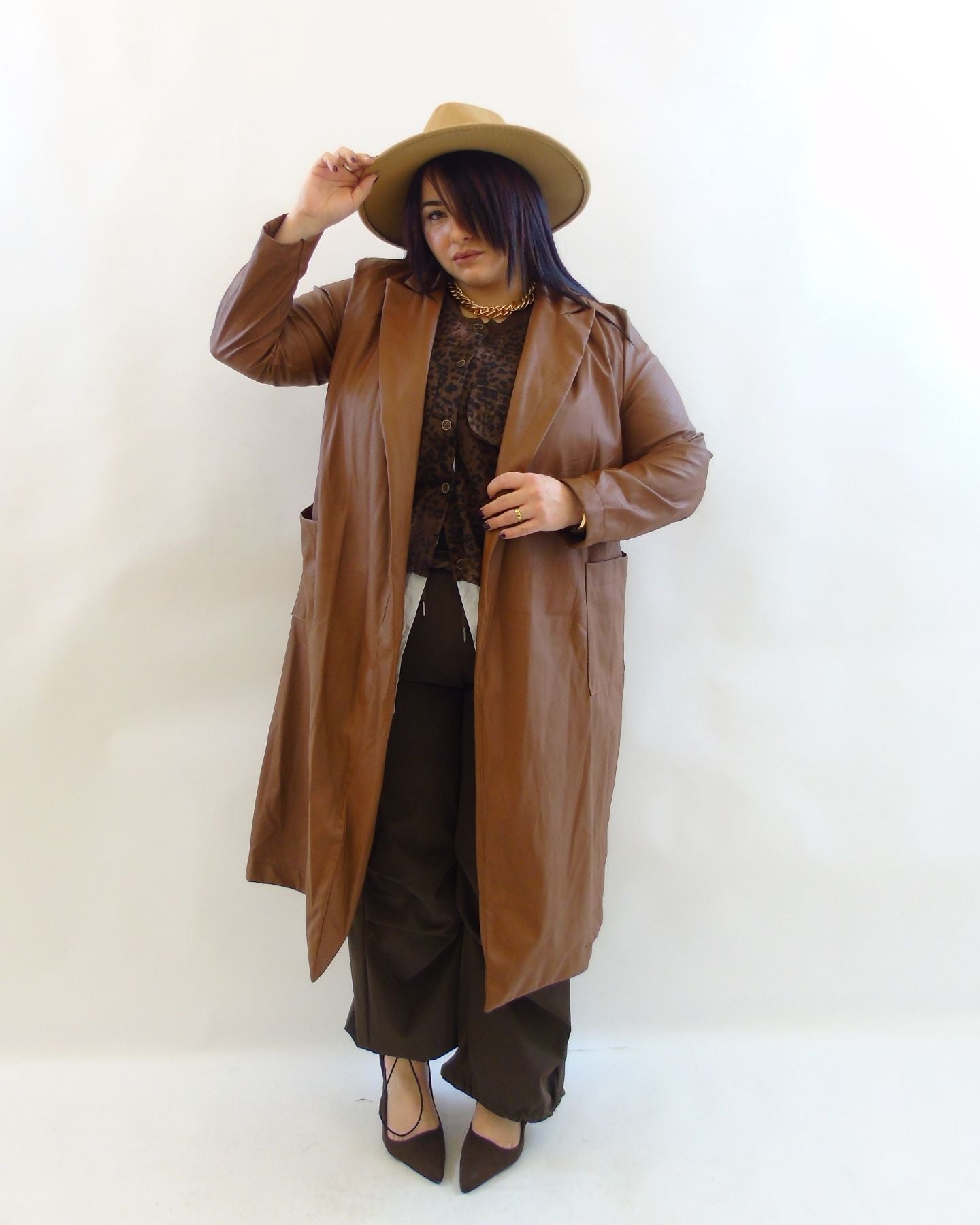 trench in pelle 230202
