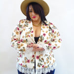 Giacca con pizzo 260150