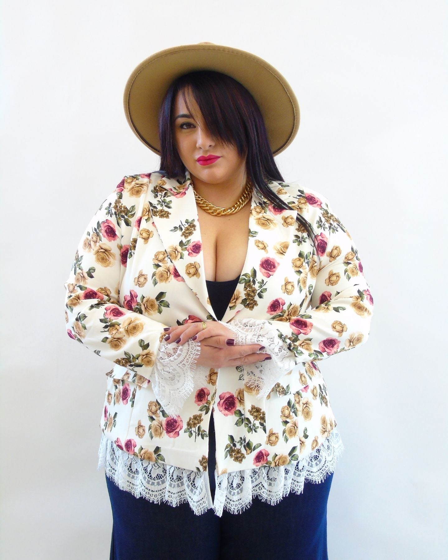 Giacca con pizzo 260150