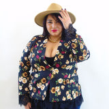 Giacca con pizzo 260150