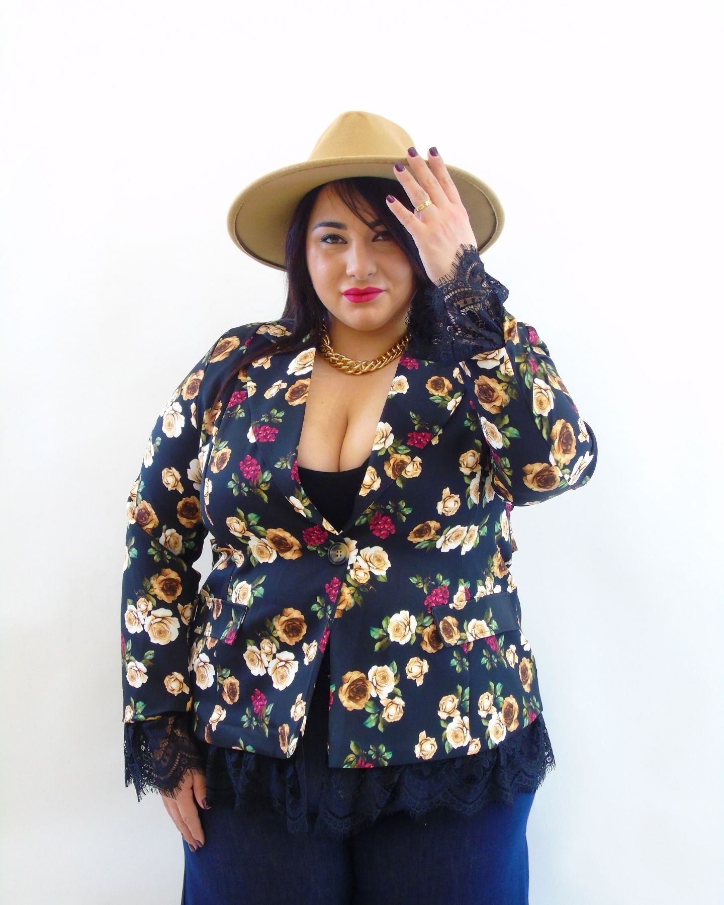 Giacca con pizzo 260150