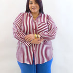 Camicia a righe 23155