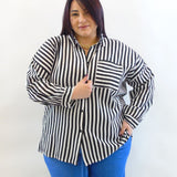 Camicia a righe 23155