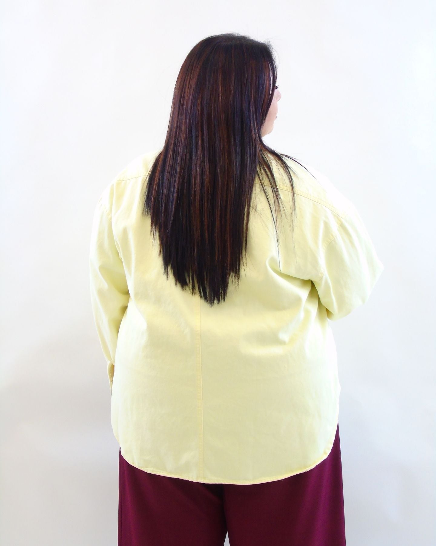 camicia in jeans gialla 258