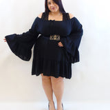 Abito con balze 2165