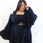 Abito con balze 2165
