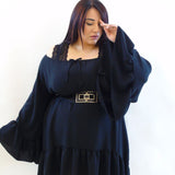 Abito con balze 2165