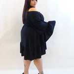 Abito con balze 2165