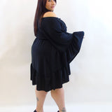 Abito con balze 2165