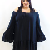 Abito con balze 2165