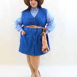 Abito smanicato in jeans 5156