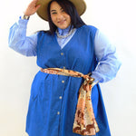 Abito smanicato in jeans 5156