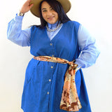 Abito smanicato in jeans 5156