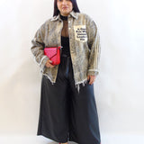 Pantalone in simil pelle 3814