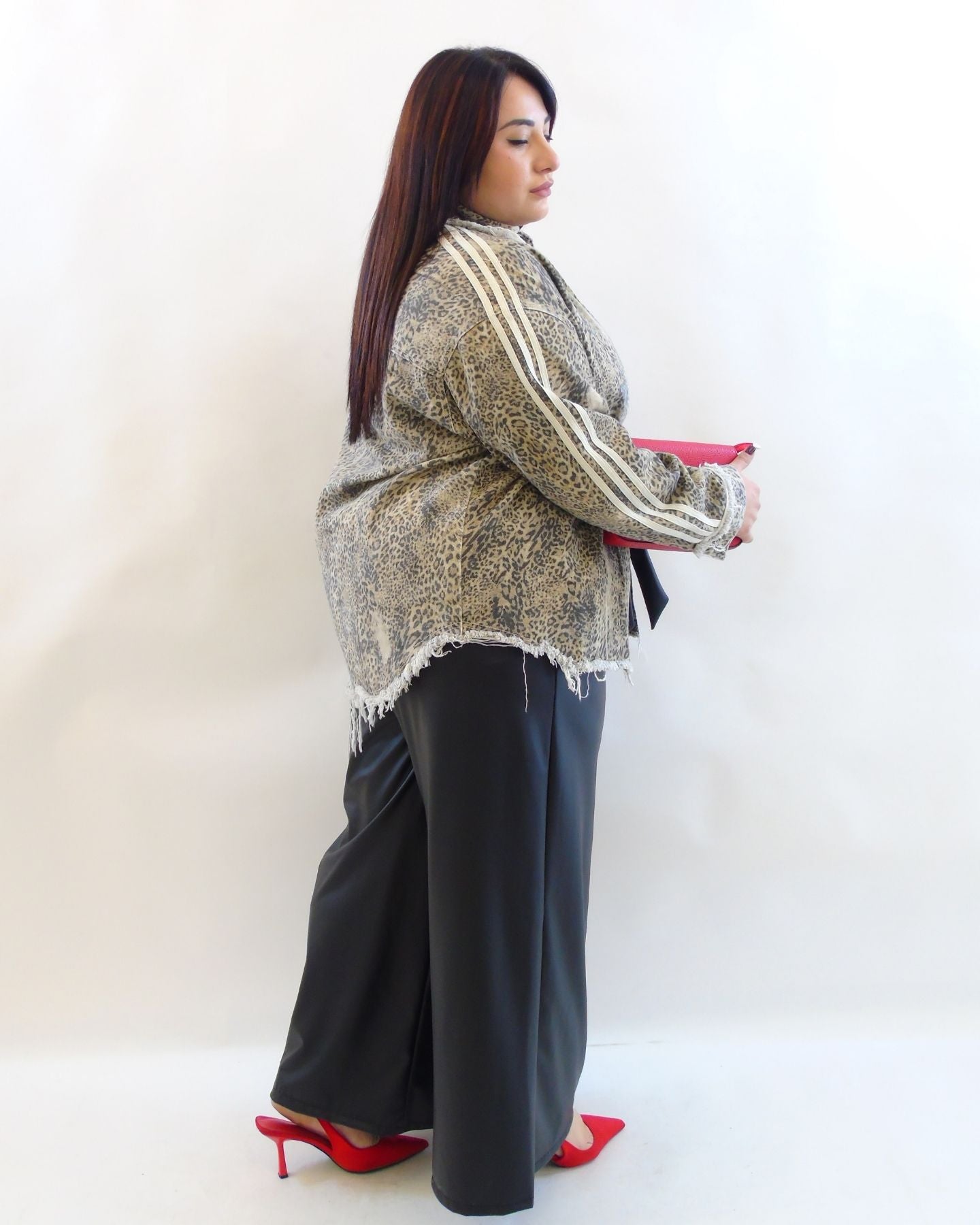 Pantalone in simil pelle 3814