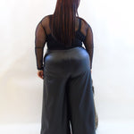 Pantalone in simil pelle 3814