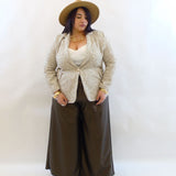 Pantalone in simil pelle 3814