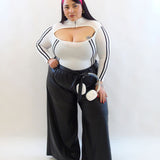 Pantalone in simil pelle 3814