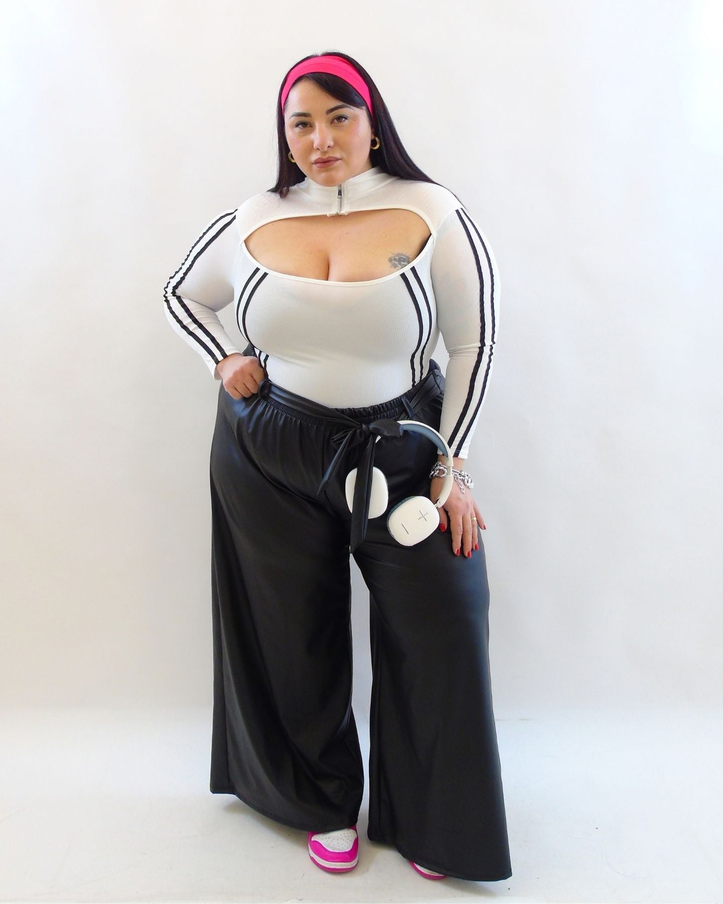 Pantalone in simil pelle 3814