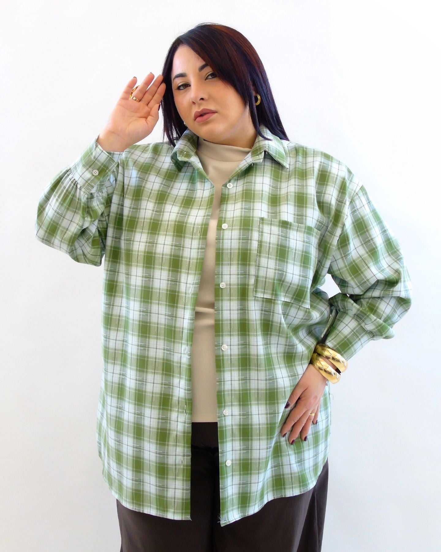 Camicia a quadri 18935