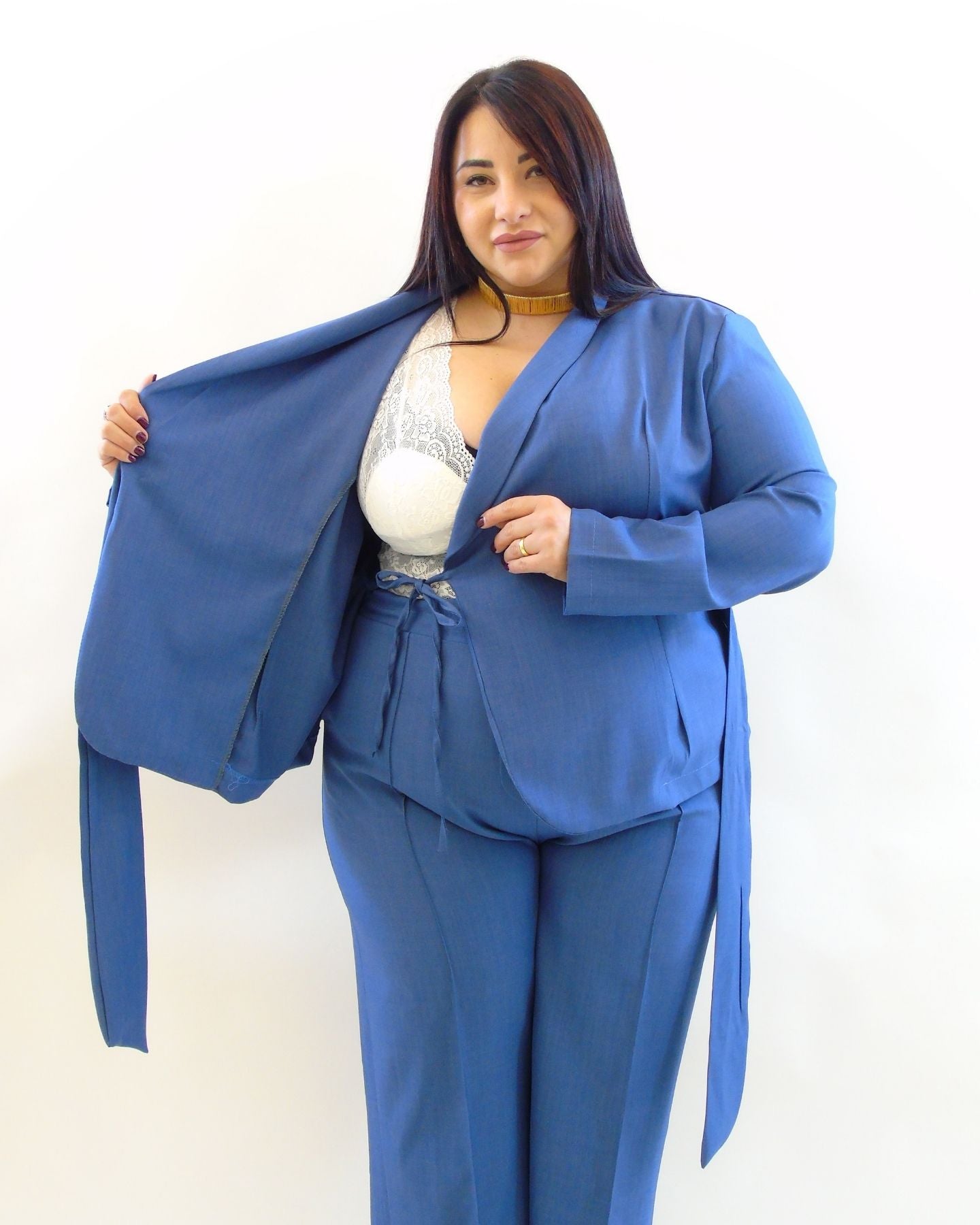Tailleur con giacca prtafoglio 15894