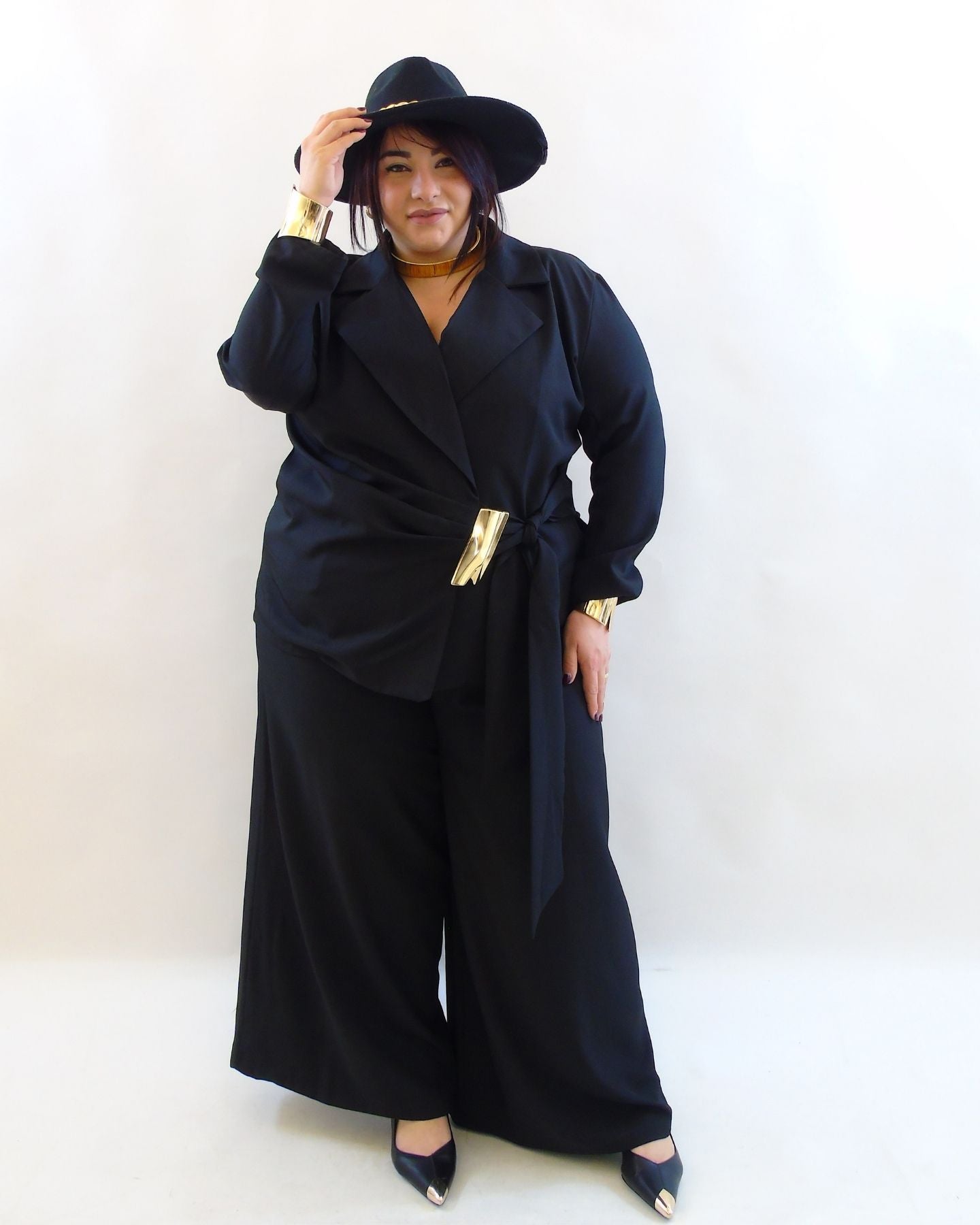 Coordinato con dettaglio oro 5422