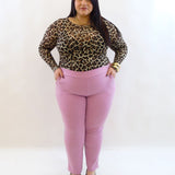 Pantalone sigaretta in tessuto 10548