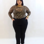 Pantalone sigaretta in tessuto 10548