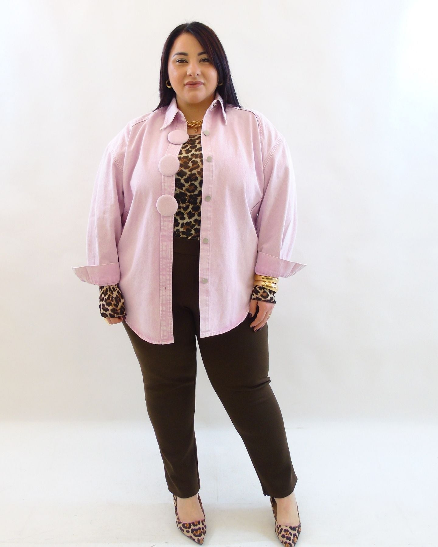 Pantalone sigaretta in tessuto 10548