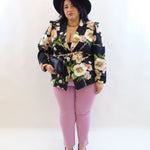 Pantalone sigaretta in tessuto 10548