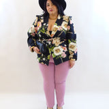 Pantalone sigaretta in tessuto 10548