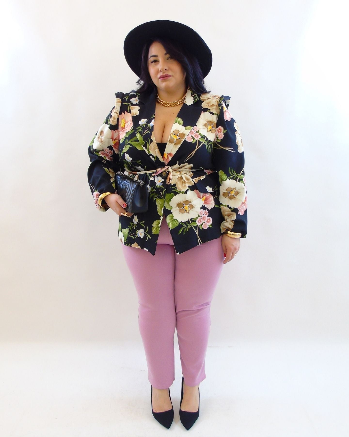 Pantalone sigaretta in tessuto 10548