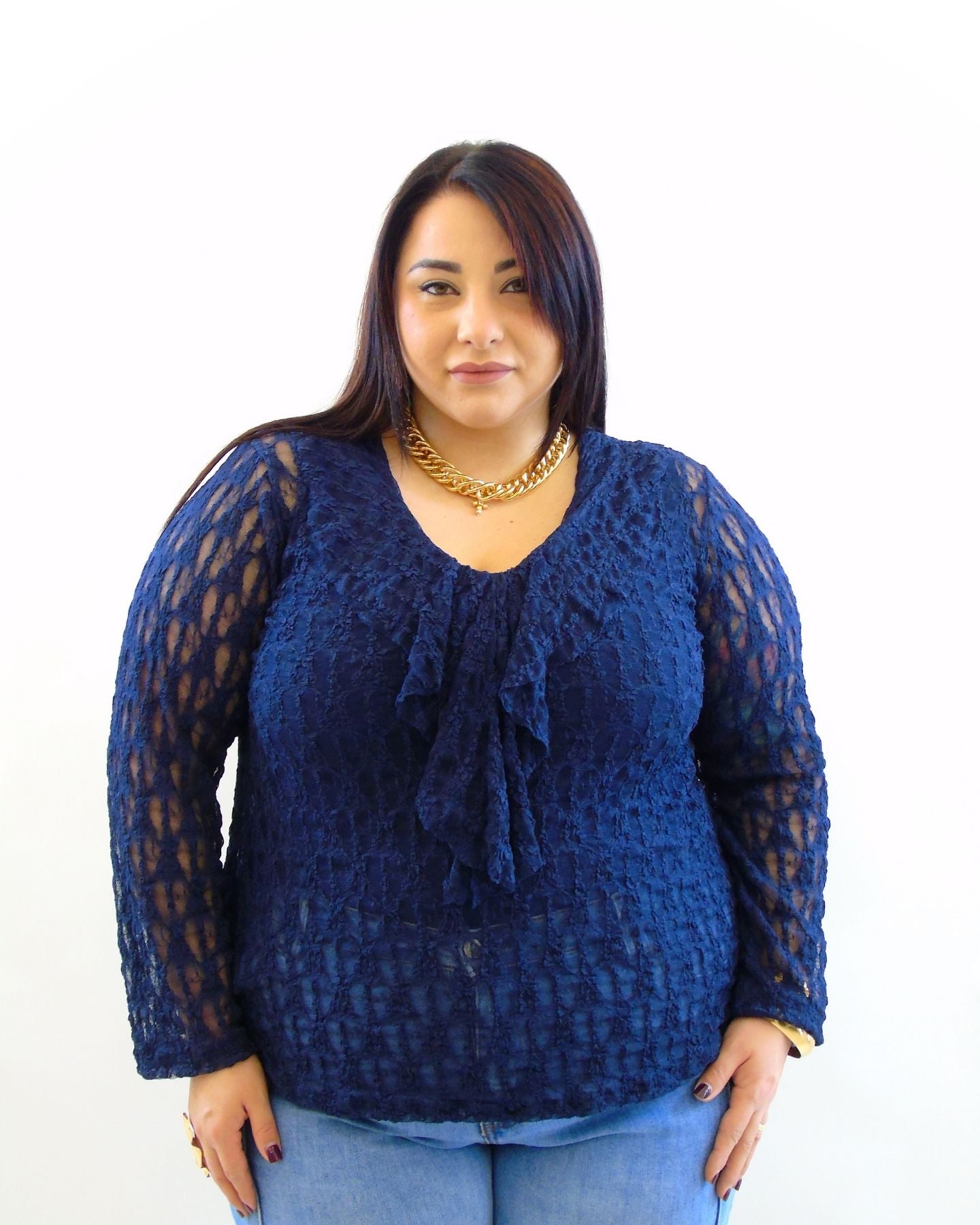 Blusa in pizzo 26002