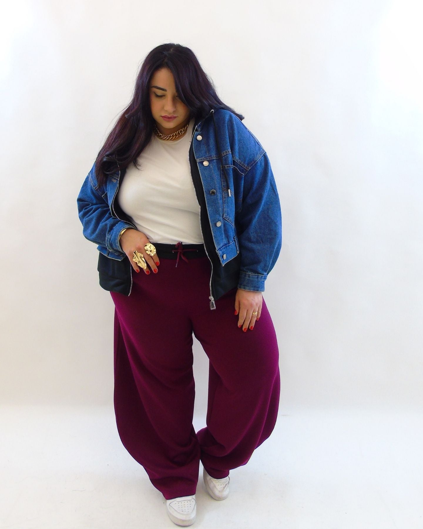 Pantalone con fascia 8220