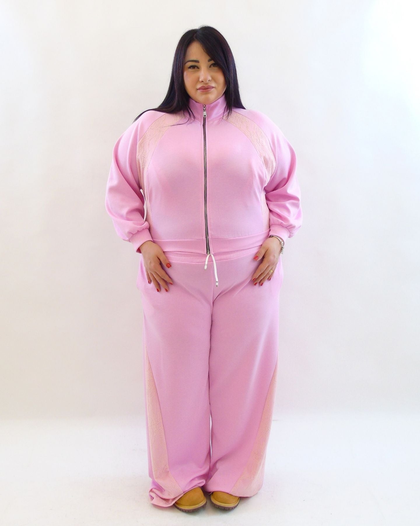 Coordinato con pizzo 122041