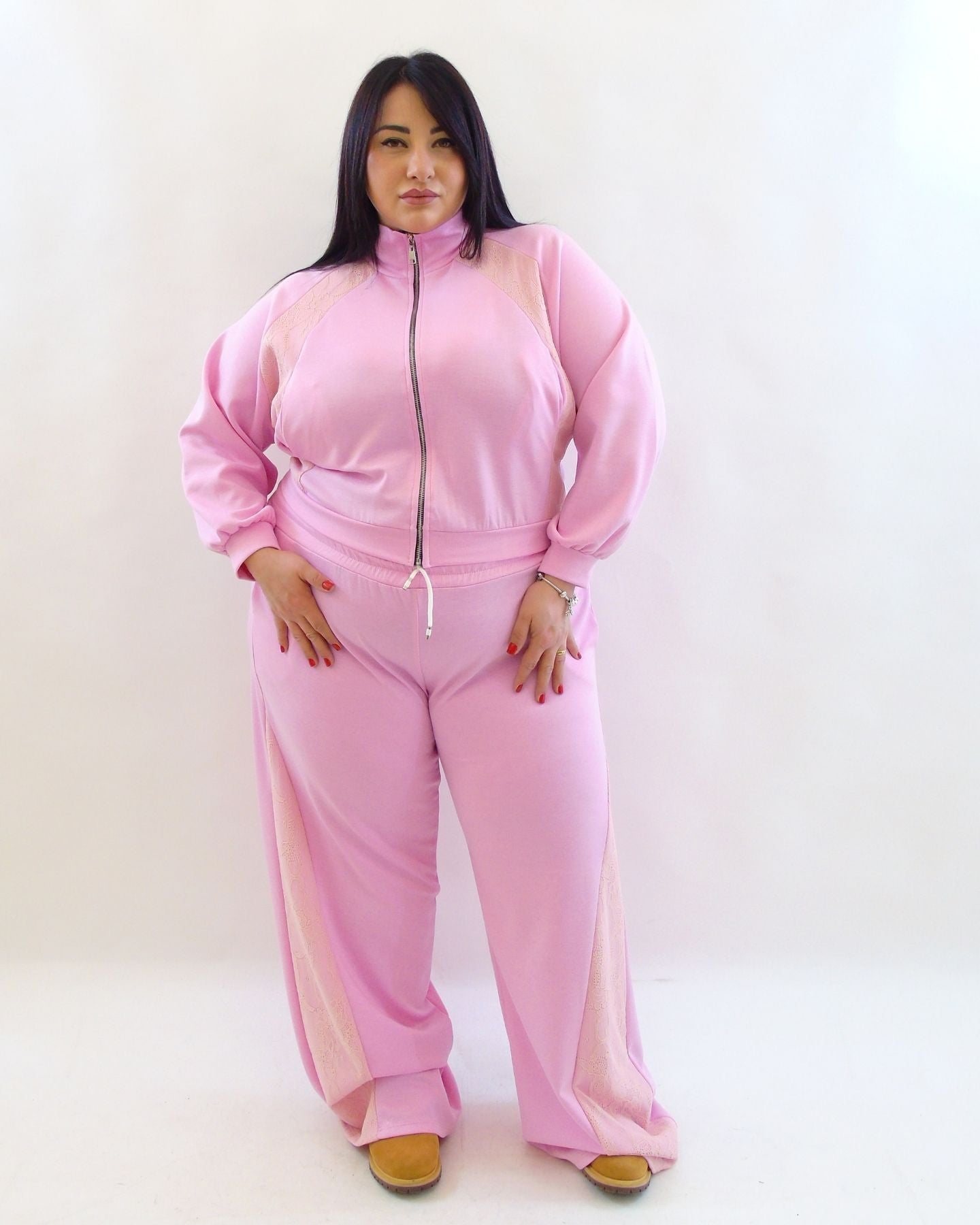 Coordinato con pizzo 122041