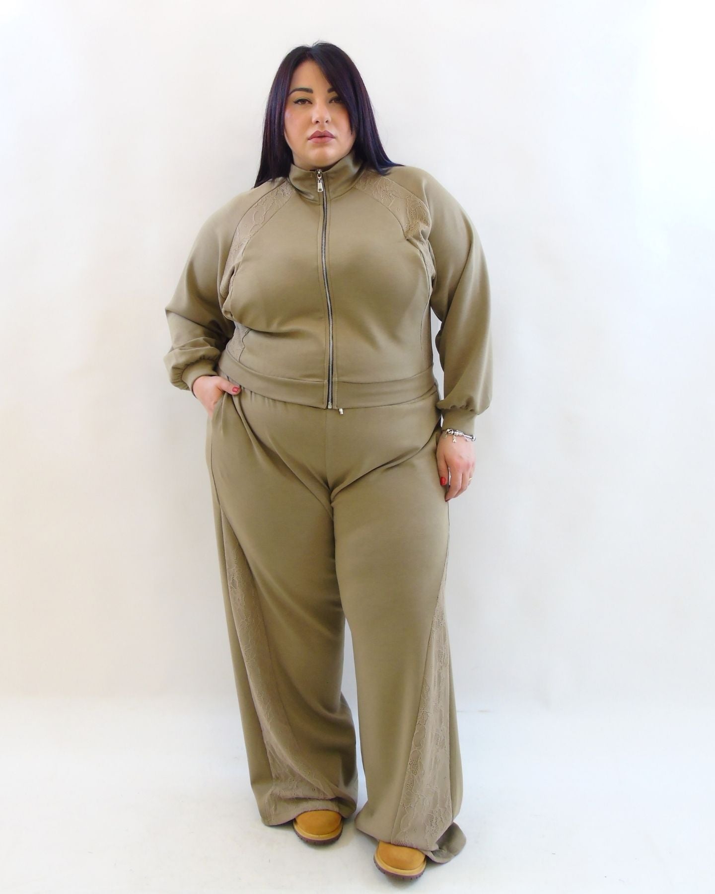 Coordinato con pizzo 122041