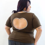 Tshirt cuore con spallina 21962