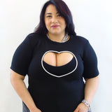 Tshirt cuore con spallina 21962